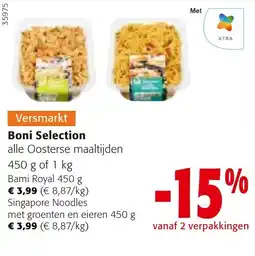 Colruyt Boni Selection alle Oosterse maaltijden aanbieding