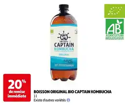 Auchan boisson original bio captain kombucha aanbieding