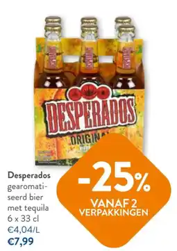 OKay Desperados gearomatiserd bier met tequila aanbieding