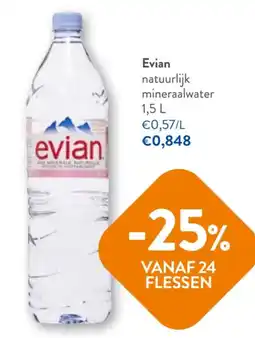 OKay Evian natuurlijk mineraalwater aanbieding