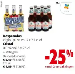 Colruyt Desperados Virgin Cristal aanbieding