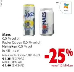 Colruyt Maes Radler Citroen aanbieding