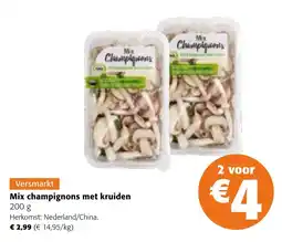 Colruyt Mix champignons met kruiden aanbieding