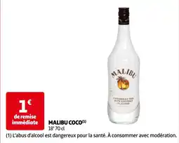 Auchan Malibu coco aanbieding