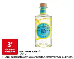 Auchan gin limone malfy aanbieding