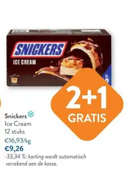 OKay Snickers ice cream aanbieding