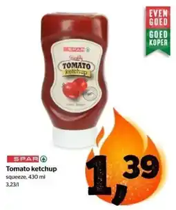 Spar Tomato ketchup aanbieding