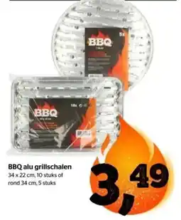 Spar BBQ alu grillschalen aanbieding