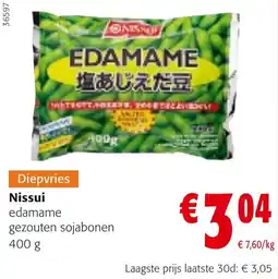Colruyt Diepvries edamame gezouten sojabonen aanbieding