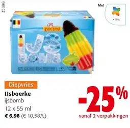 Colruyt Ijsboerke ijsbomb aanbieding