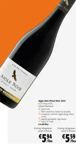Colruyt Aigle Noir Pinot Noir aanbieding