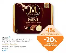 OKay magnum mini classic almond & white aanbieding
