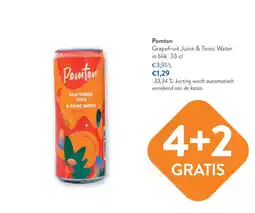 OKay Pomton grapefruit juice & tonic water aanbieding
