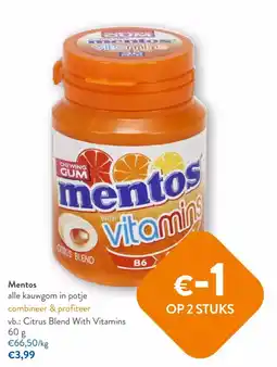 OKay Mentos alle kauwgom in potje aanbieding