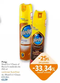 OKay Pledge Wood 5 in 1 Classic of Revive It voedende olie aanbieding