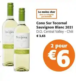 Colruyt Cono Sur Tocornal Sauvignon Blanc 2021 aanbieding
