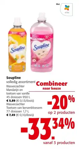 Colruyt Soupline volledig assortiment aanbieding