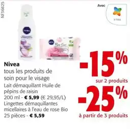 Colruyt Nivea tous les produits de soin pour le visage aanbieding