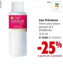 Colruyt Eau précieuse lotion pour peaux grasses et à problèmes aanbieding
