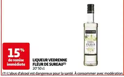 Auchan liqueur vedrenne fleur de sureau aanbieding