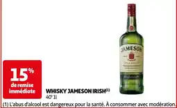 Auchan whisky jameson irish aanbieding