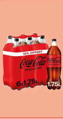 Auchan Coca-Cola sans sucres aanbieding
