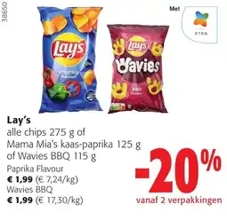 Colruyt Lay's alle chips aanbieding