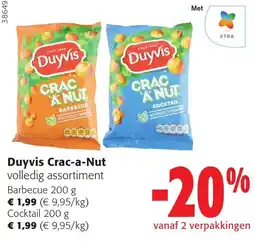 Colruyt Duyvis Crac-a-Nut volledig assortiment aanbieding