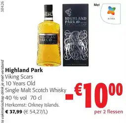 Colruyt Highland Park Viking Scars aanbieding