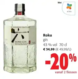 Colruyt Roku gin aanbieding