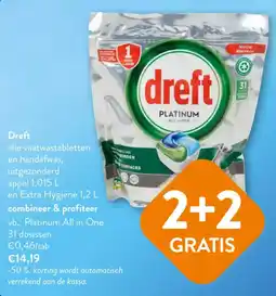 OKay Dreft alle vaatwastabletten en handafwas aanbieding