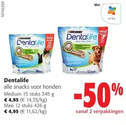 Colruyt Dentalife alle snacks voor honden aanbieding