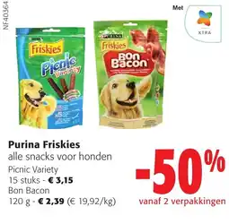 Colruyt Purina Friskies alle snacks voor honden aanbieding