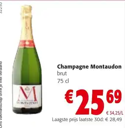 Colruyt Champagne Montaudon brut aanbieding