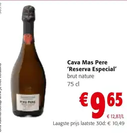 Colruyt Cava Mas Pere 'Reserva Especial' aanbieding