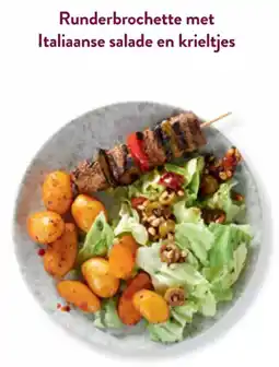 OKay Runderbrochette met Italiaanse salade en krieltjes aanbieding