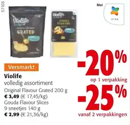 Colruyt Violife volledig assortiment aanbieding