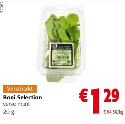 Colruyt Boni Selection verse munt aanbieding