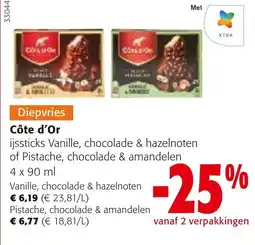 Colruyt Diepvries Côte d'Or ijssticks aanbieding
