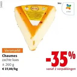 Colruyt Chaumes zachte kaas aanbieding
