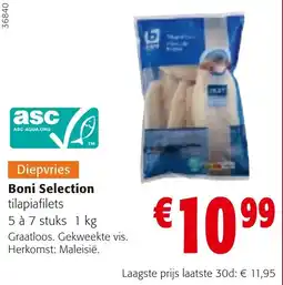 Colruyt Diepvries tilapiafilets aanbieding