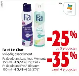Colruyt Fa deodorant aanbieding