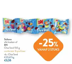 OKay Sultana alle koeken of BN Choc'land aanbieding