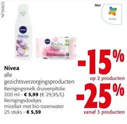 Colruyt Nivea alle gezichtsverzorgingsproducten aanbieding