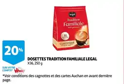 Auchan dosettes tradition familiale legal aanbieding