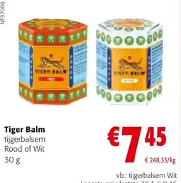 Colruyt Tiger Balm tijgerbalsem aanbieding
