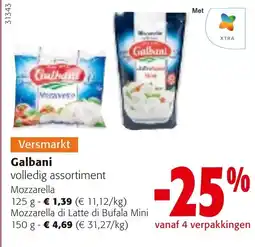 Colruyt Galbani volledig assortiment aanbieding