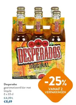 OKay Desperados gearomatiseerd bier met tequila aanbieding