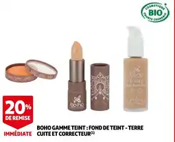 Auchan boho gamme teint fond de teint terre cuite et correcteur aanbieding