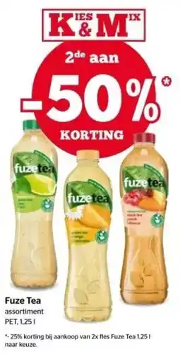 Spar Fuze Tea assortiment aanbieding